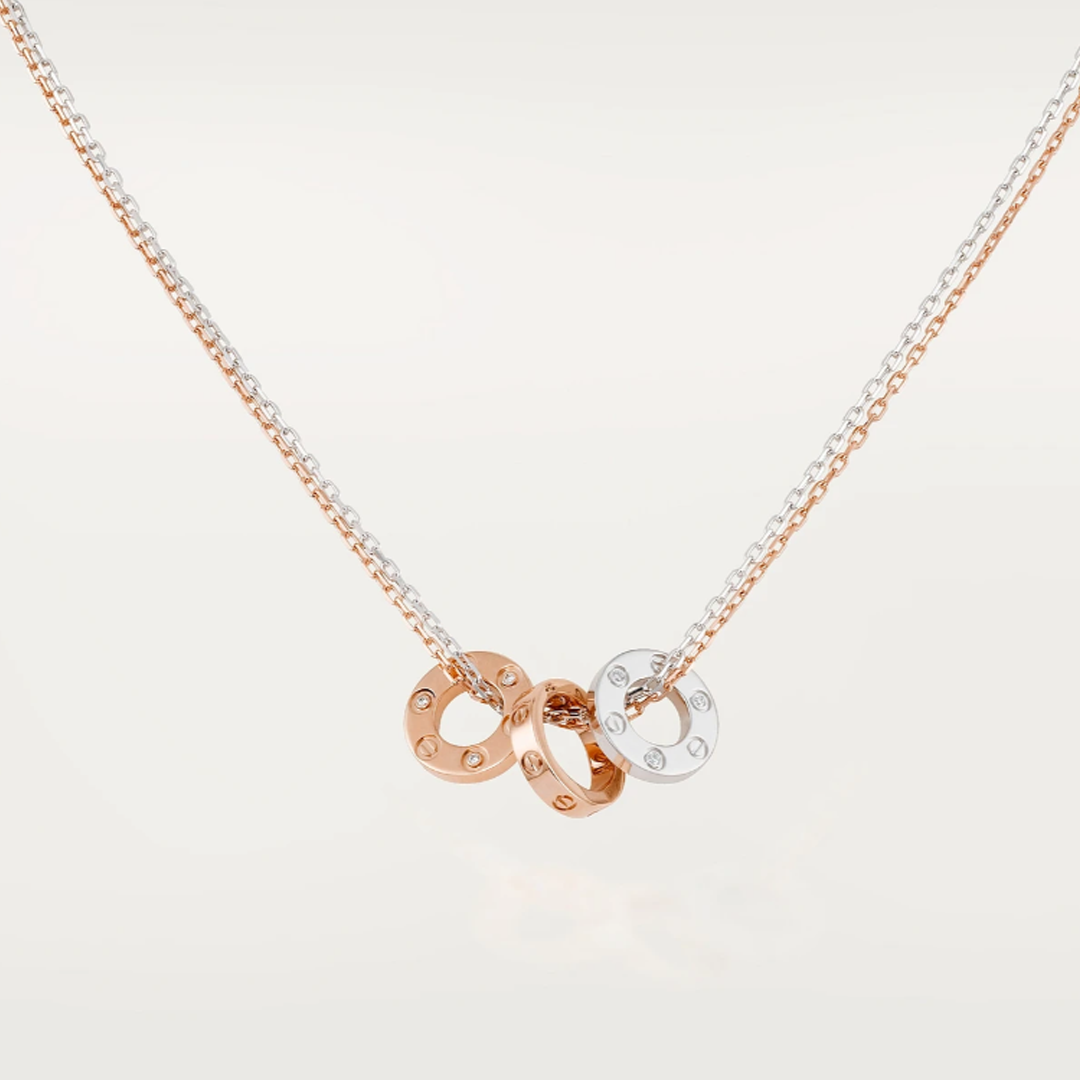 Ava Love Necklace - 6 Diamond