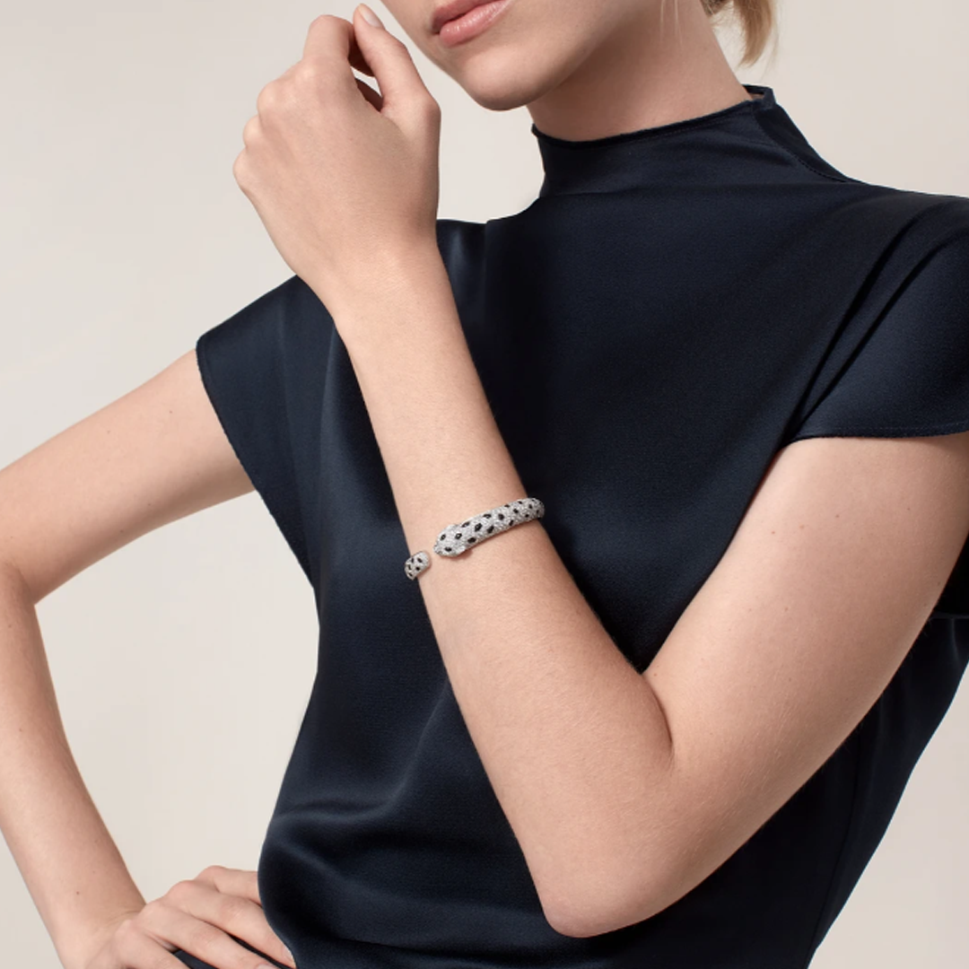 Panther Rose Bangle