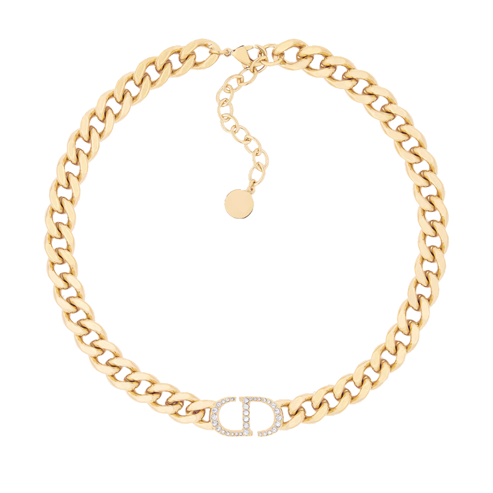 Diana Necklace - Gold Diamond (Logo)