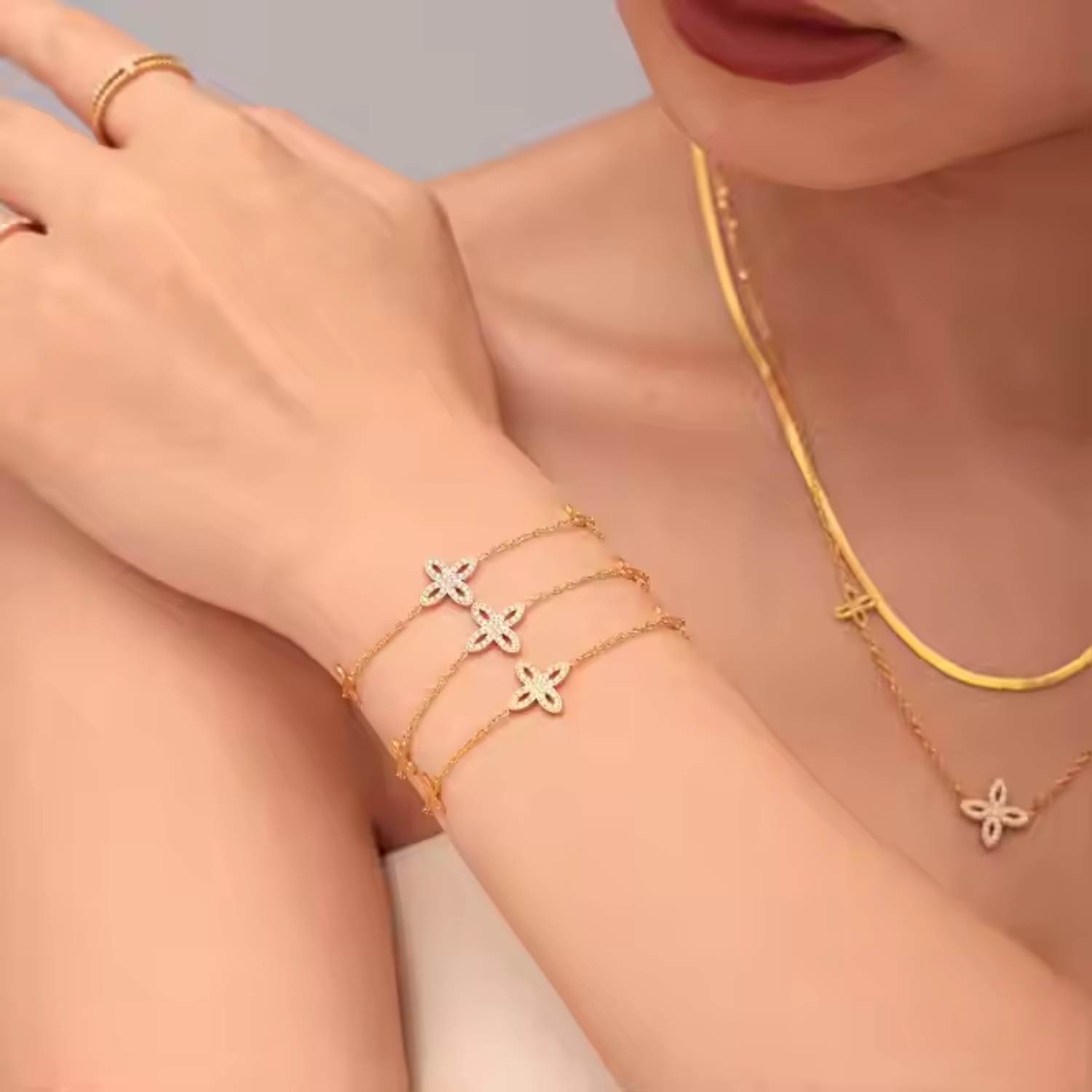 Clover Diamond Bracelet