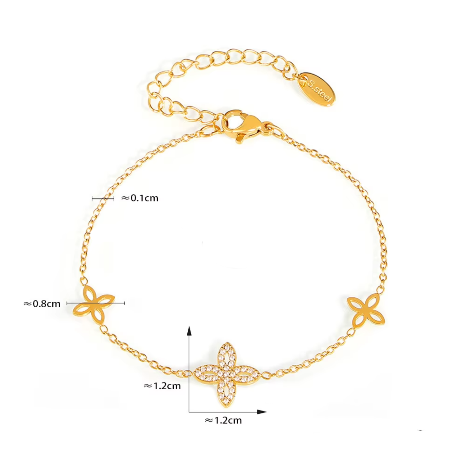 Clover Diamond Bracelet