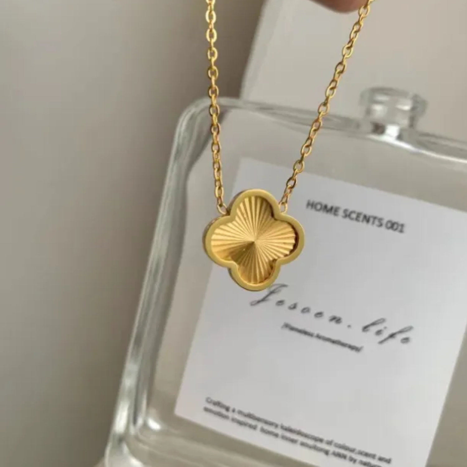 Clover Metal Necklace