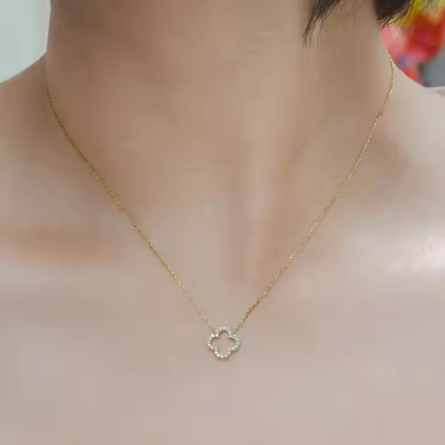 Clover Diamond Necklace