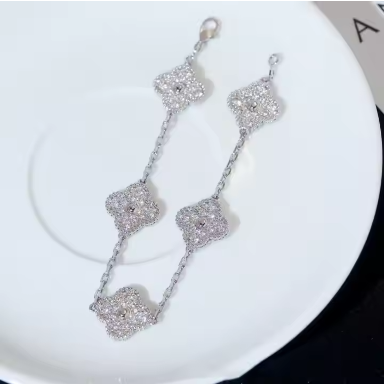 Clover Full Diamond Bracelet