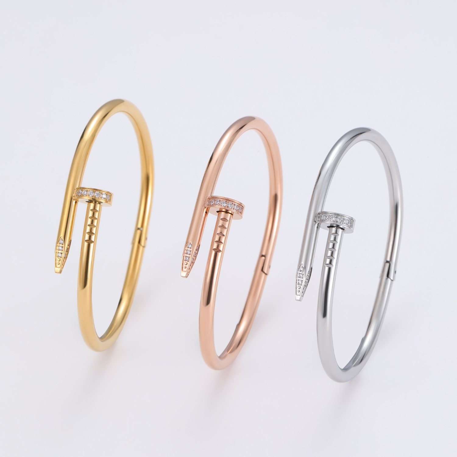 Nail Diamond Bracelet