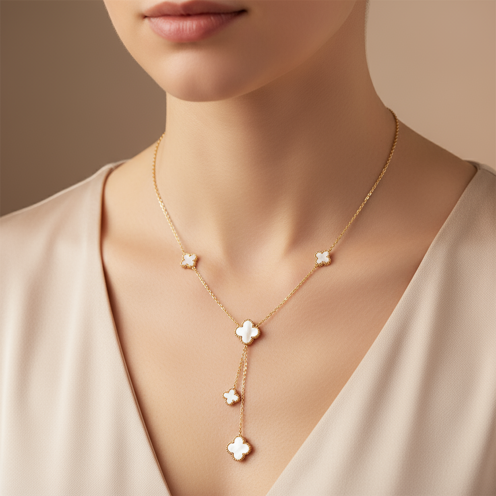 Clover Metal Necklace