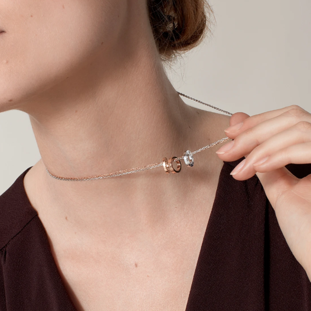 Ava Love Necklace - 6 Diamond