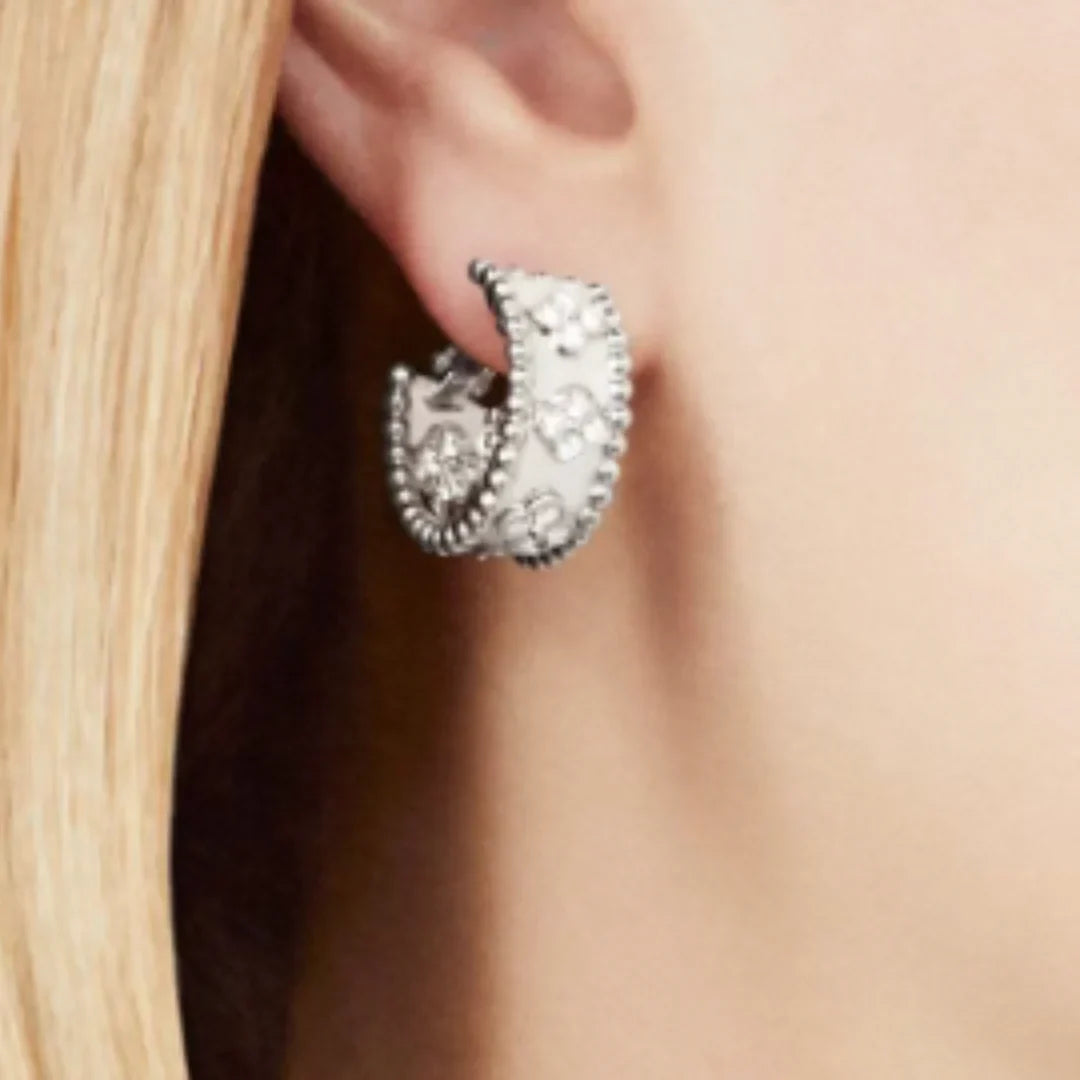 Abby Earrings - Diamond