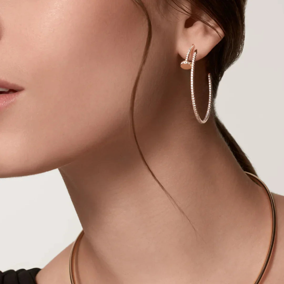 Clou Léonie earrings - diamond