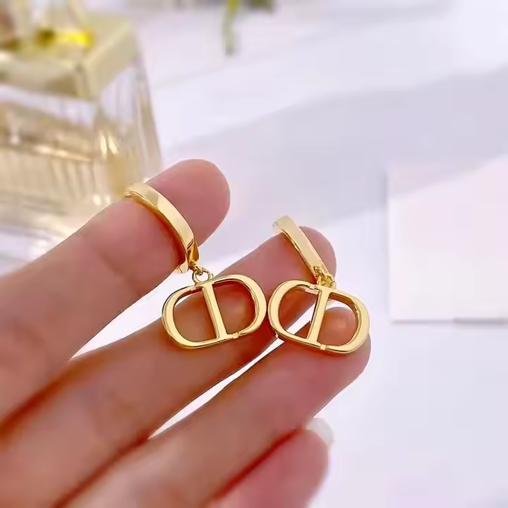 CD earrings