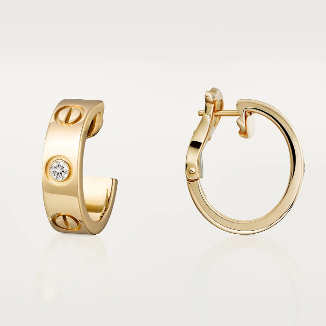 Jade earrings - 2 diamonds