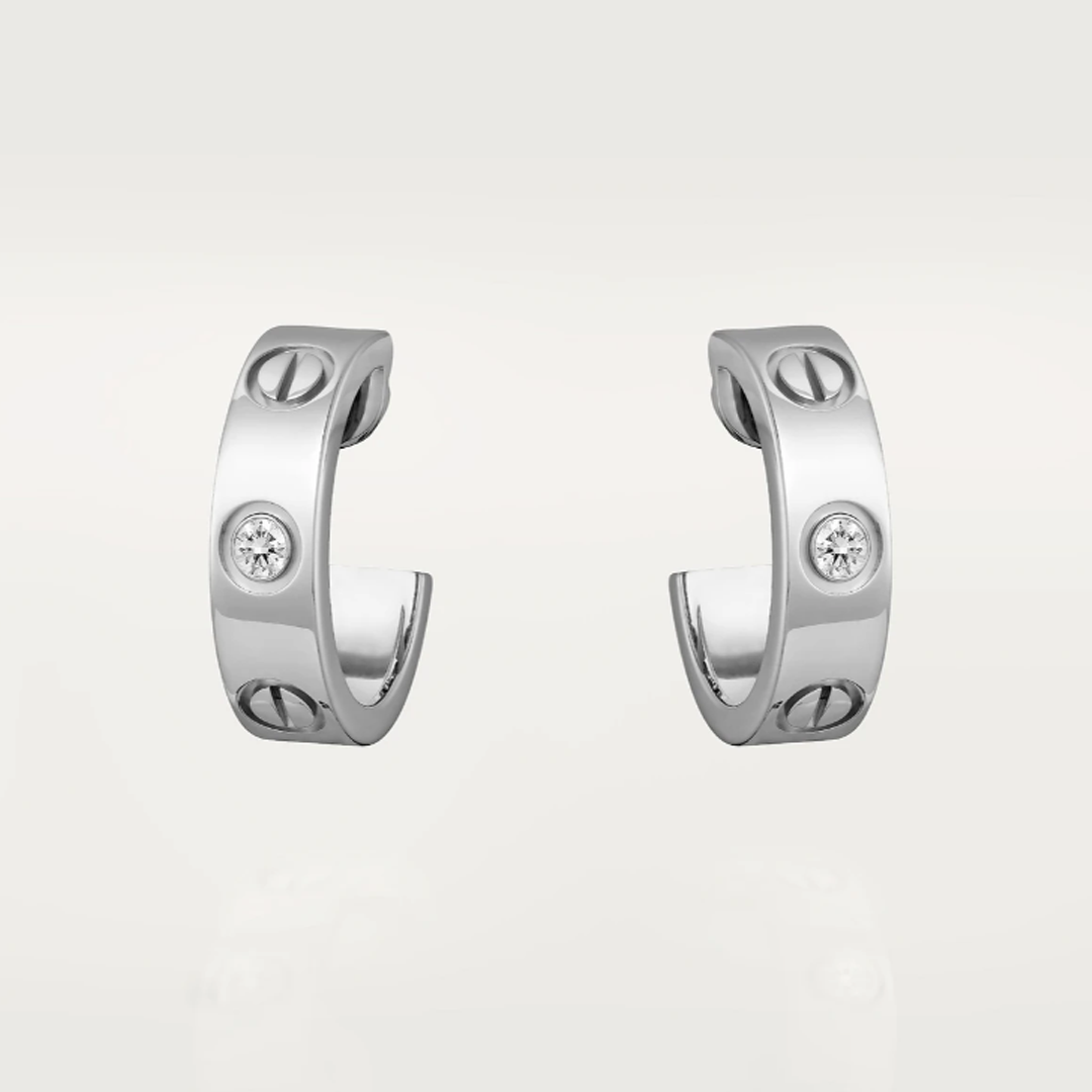 Jade earrings - 2 diamonds